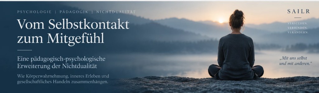Vom Selbstkontakt zum Mitgefühl – SAILR zu Körperwahrnehmung, Selbstmitgefühl und Verbundenheit